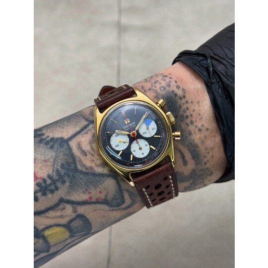 34mm • 1970s Gold Plated Tissot Seastar Chronograph ref.40502-6X cal.873
